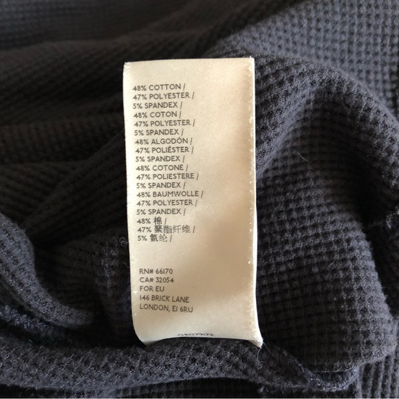 Anthropologie Saturday Sunday dark grey waffle cardigan - size Medium - Picture 8 of 14